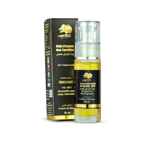 Huile d'Argan Non Torrifiée – 30 ml